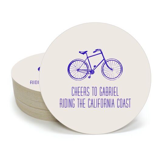 Bicycle Round Coasters